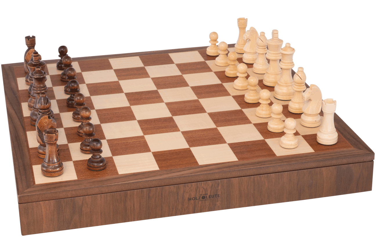 Einige Schach-stück Holz Auf Ihre Vorstands Lizenzfreie Fotos
