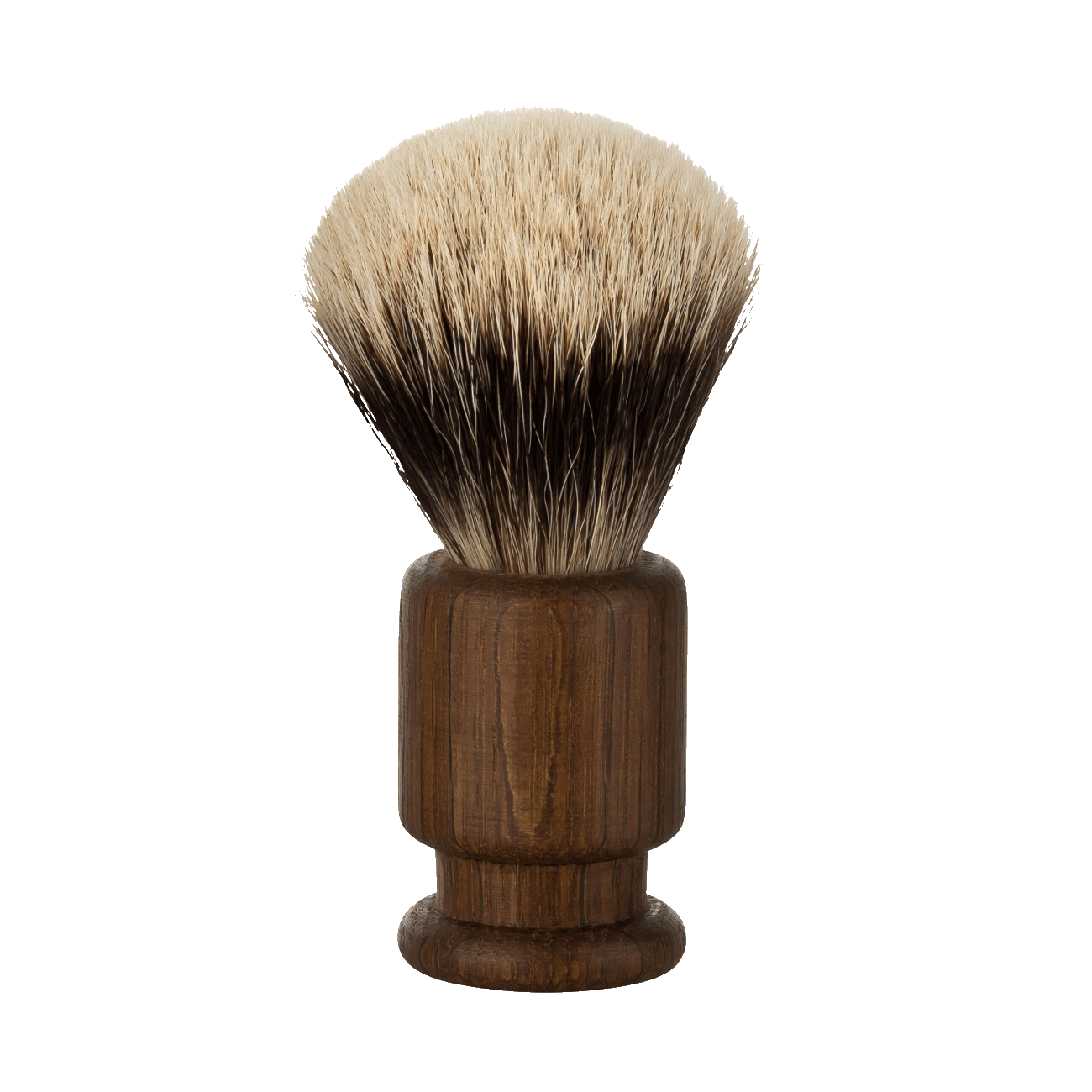 Rasierpinsel Bourbon Round Dachshaar Silberspitz Raucheiche Rasierpinsel Bourbon Round Dachshaar Silberspitz Raucheiche
