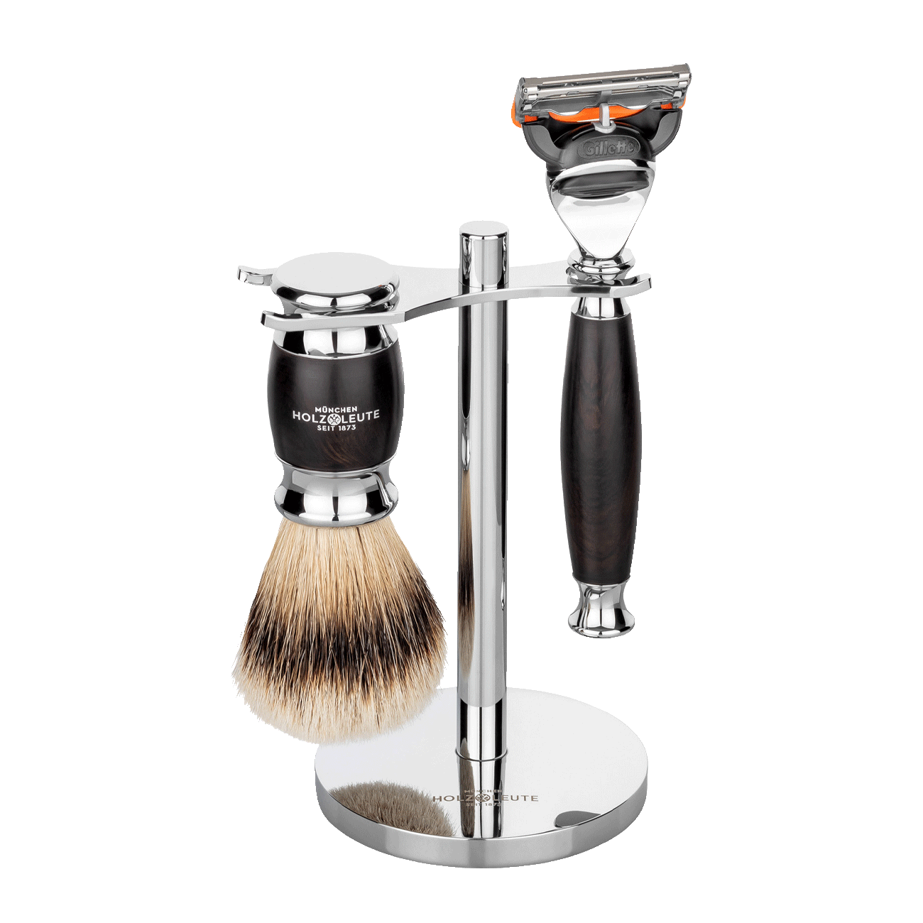 Rasierset Tivoli Ebenholz mit Fusion Rasierer Rasierset Tivoli Ebenholz mit Fusion Rasierer